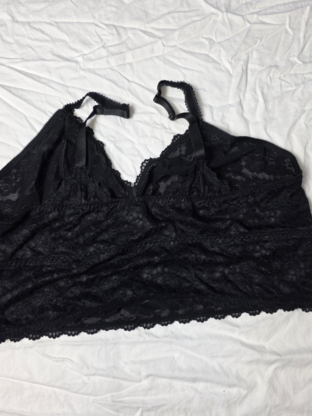 Torrid Black Lace Bralette Size 3